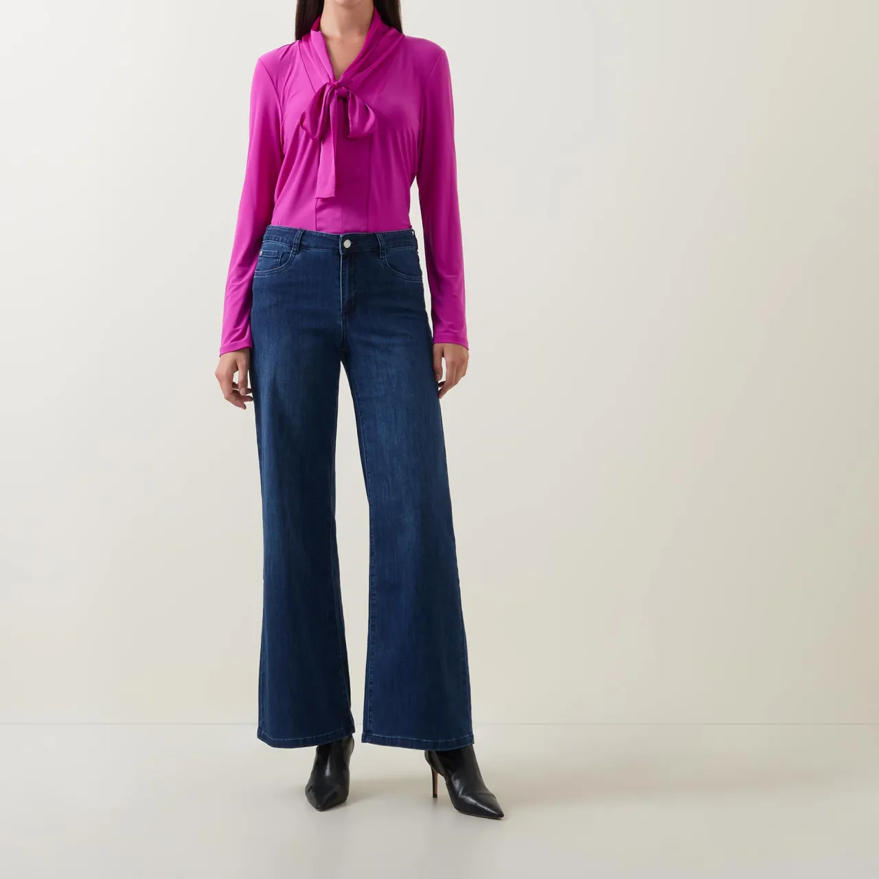 Flared Leg Jeans Women Trousers & Shorts