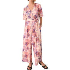 Best Floral Belted Jumpsuit Women Jumpsuits