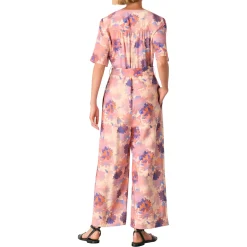 Best Floral Belted Jumpsuit Women Jumpsuits