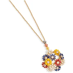 Clearance Floral Cluster Pendant Necklace Women Necklaces