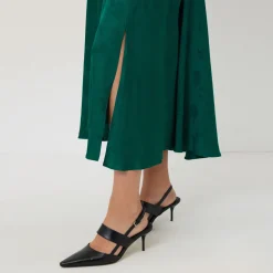 Sale Floral Jacquard Skirt Women Skirts