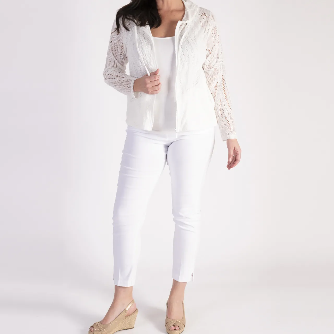 New Floral Lace Hoodie Women Sweatshirts & Hoodies
