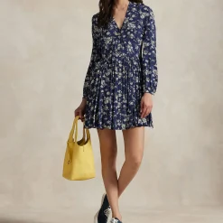 Hot Floral Mini Shirt Dress Women Dresses