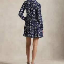 Hot Floral Mini Shirt Dress Women Dresses