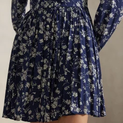 Hot Floral Mini Shirt Dress Women Dresses
