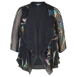 Online Floral Open Front Shrug Women Coats & Jackets