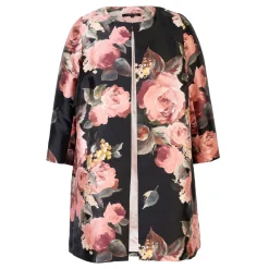 Hot Floral Placement Coat Women Coats & Jackets