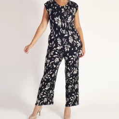 Discount Floral Print Plissé Pleated Trousers Women Trousers & Shorts