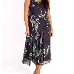 Clearance Floral Ruffled Dress Women Dresses