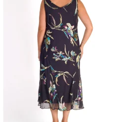 Clearance Floral Ruffled Dress Women Dresses