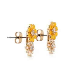 Outlet Floral Stud Earrings Women Earrings