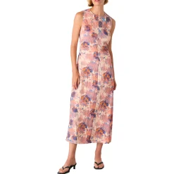 Hot Floral Textured Dress Women Dresses