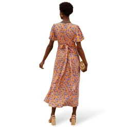 Hot Floral Tie Dress Women Dresses