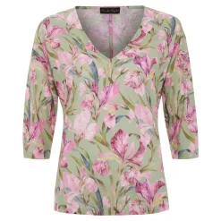 New Flossie Floral Linen Top Women Tops