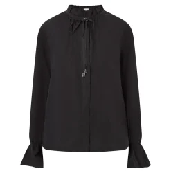 Online Fluid Ruffle-Trim Blouse Women Tops