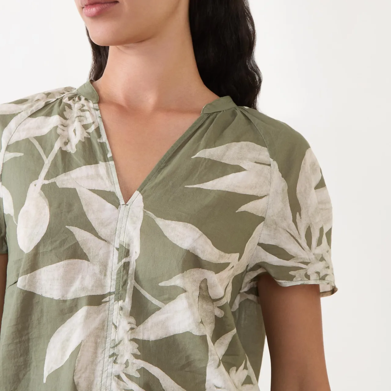 Best Forest Printed Blouse Women Tops