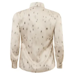 Discount Formica Animal Print Blouse Women Tops