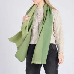 Outlet Four Block Extra Fine Giant Scarf Women Scarves