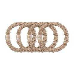 Outlet Four Pack Silk Skinny Scrunchies Women Sleepwear|Hair Accessories