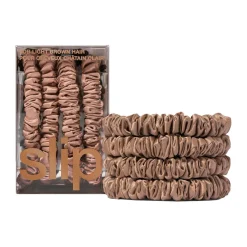 Clearance Four Pack Silk Skinny Scrunchies Women Sleepwear|Hair Accessories