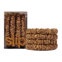 Hot Four Pack Silk Skinny Scrunchies Women Sleepwear|Hair Accessories