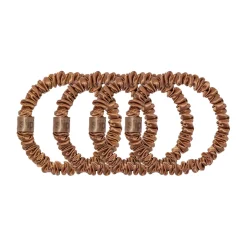 Hot Four Pack Silk Skinny Scrunchies Women Sleepwear|Hair Accessories