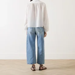 Online Frantz Jacquard Blouse Women Tops