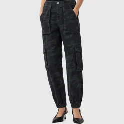 Outlet Freda Camouflage Denim Cargo Trousers Women Trousers & Shorts