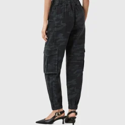 Outlet Freda Camouflage Denim Cargo Trousers Women Trousers & Shorts