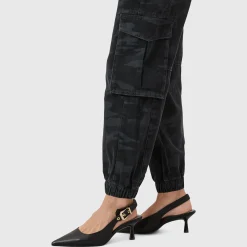 Outlet Freda Camouflage Denim Cargo Trousers Women Trousers & Shorts