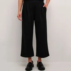 Best Frederikke Mid-Rise Cropped Wide-Leg Trousers Women Trousers & Shorts