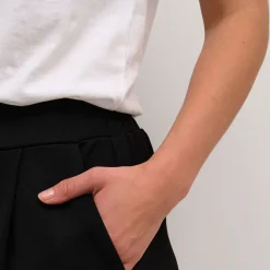 Best Frederikke Mid-Rise Cropped Wide-Leg Trousers Women Trousers & Shorts