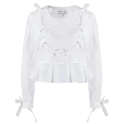Best Freni Ribbon-Detail Blouse Women Tops