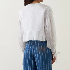 Best Freni Ribbon-Detail Blouse Women Tops