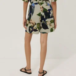 Sale Future Botanic Linen Shorts Women Trousers & Shorts