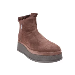 Outlet G1307 Frill-Trim Suede Boots Women Boots