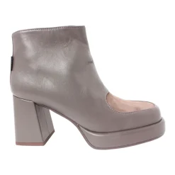 Sale G1127 Panelled Leather Boots Women Boots