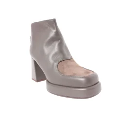 Sale G1127 Panelled Leather Boots Women Boots