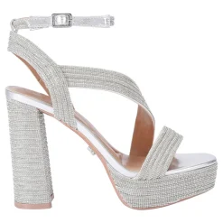 Discount Gala Platform Jewel-Embellished Sandals Women Heels