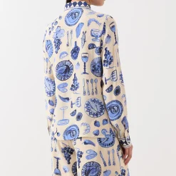 Hot Gala Printed Blouse Women Tops
