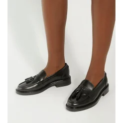 Discount Garda Tassel Trim Leather Loafers Women Loafers
