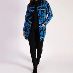 Clearance Geometric Animal Knit Cardigan Women Sweaters & Cardigans