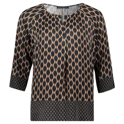 Clearance Geometric Blouse Women Tops