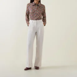 Best Geometric Print Blouse Women Tops