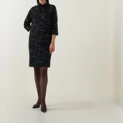 Online Geometric Print Dress Women Dresses