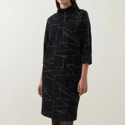 Online Geometric Print Dress Women Dresses