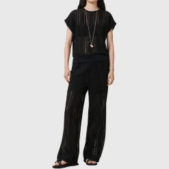 Outlet Giana Crochet Wide Leg Trousers Women Trousers & Shorts