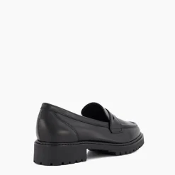 Sale Gild Cleated-Sole Penny-Trim Loafers Women Loafers