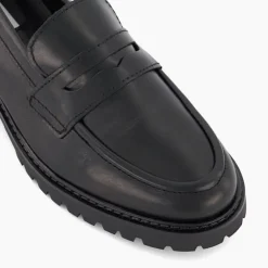 Sale Gild Cleated-Sole Penny-Trim Loafers Women Loafers