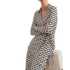 Hot Gina Geo Wrap Dress Women Dresses
